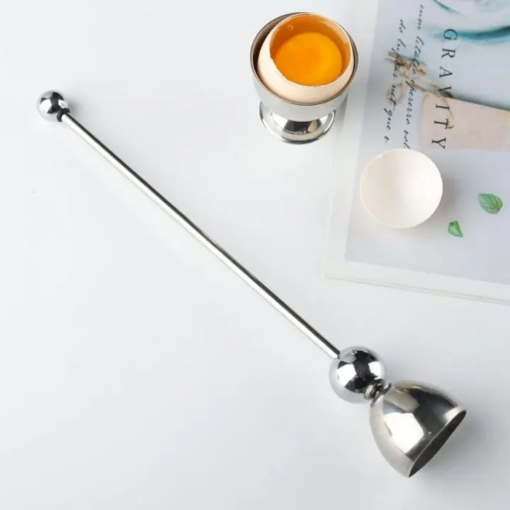 BowLift | Stainless Steel Egg Opener – Precise Opening with Tapping Effect