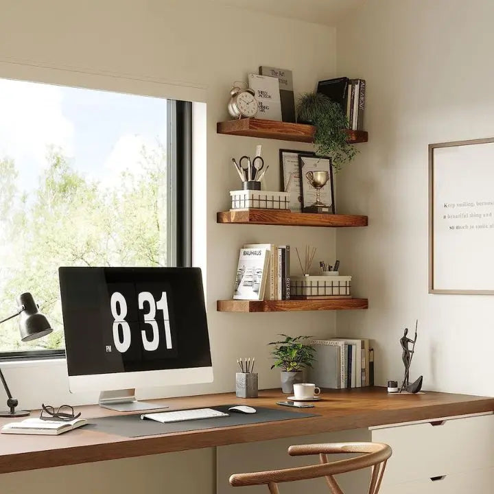 BowLift | Handmade Solid Wood Wall Shelves – Stylish & Space-Saving