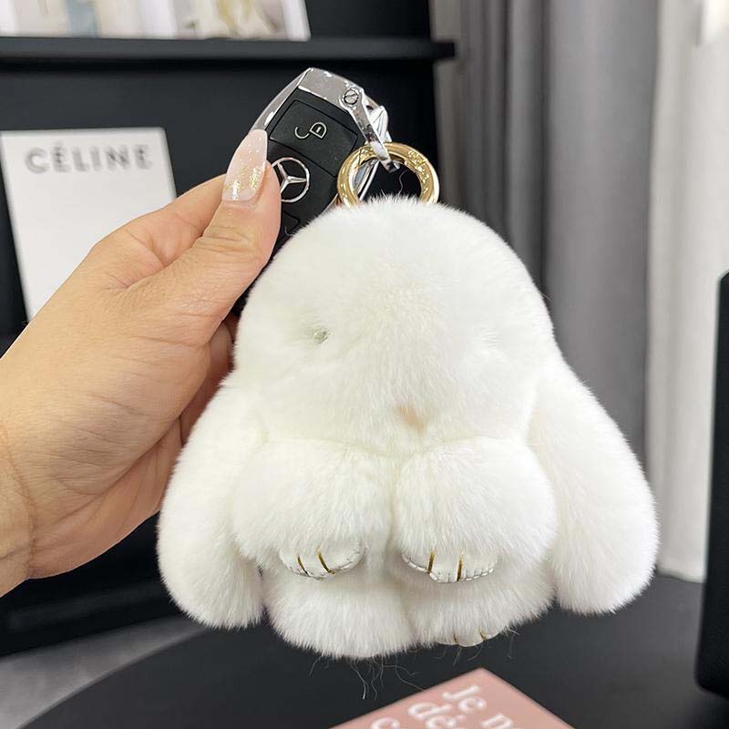 BowLift | Handmade Soft Bunny PomPom Keychains (Boxed Edition)