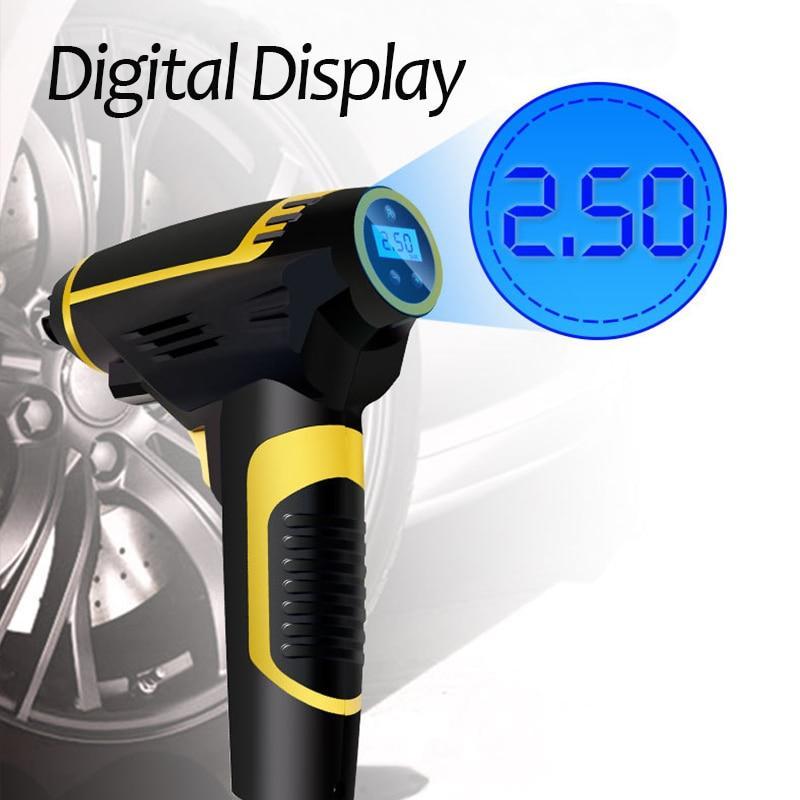 BowLift | 120W Car Air Compressor Handheld USB Rechargeable Electric Inflator Pump
