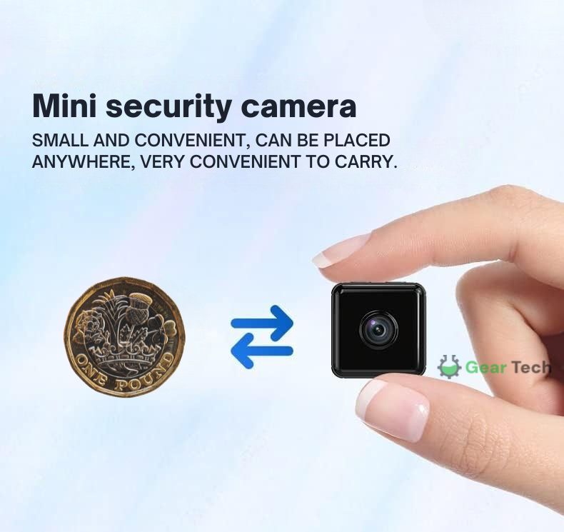 BowLift | 1080P Wireless WiFi Security Camera | Weather-Resistant, App-Controlled & Ideal for Indoor and Outdoor Surveillance | Small Closed Circuit Camera