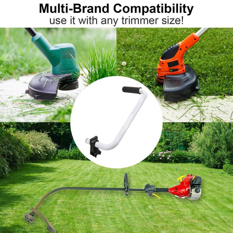 BowLift | Ergonomic Weed Killer Handle Extension Brush Cutter Trimmer Handle
