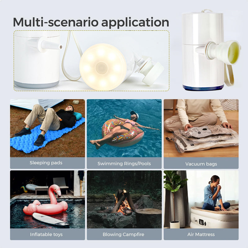 BowLift | Portable Air Pump + Camping Light