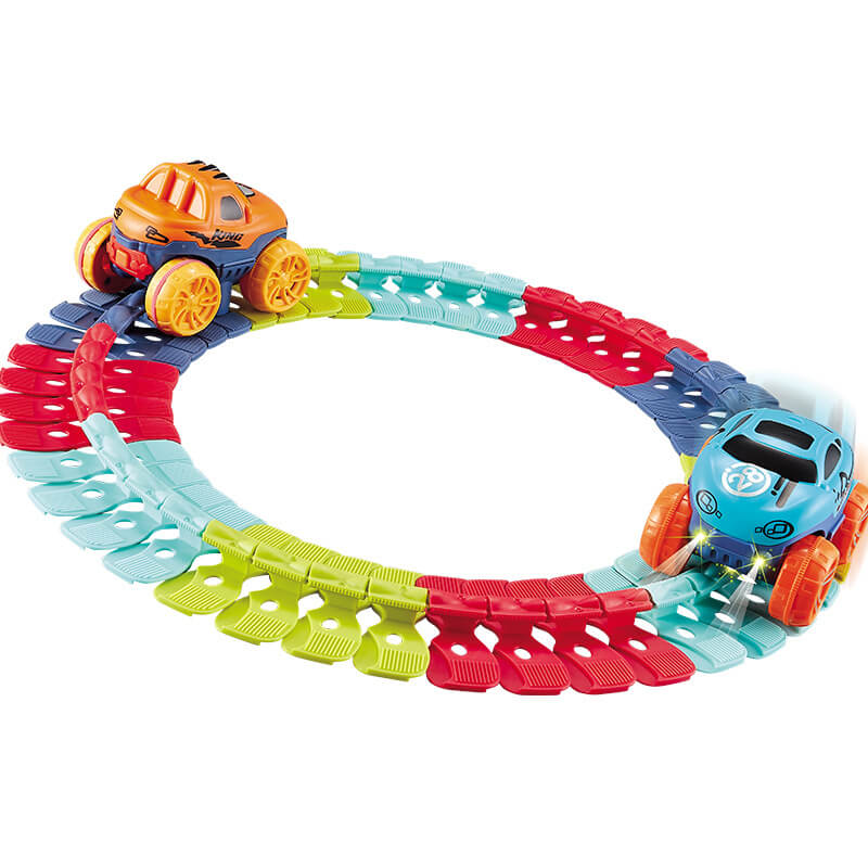 BowLift | FlexiTrack | Flexible Glow-in-the-Dark Racetrack Set for Kids