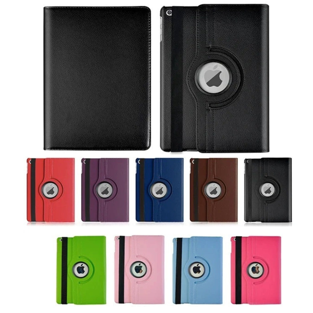 BowLift | 360-Degree Rotating Smart Leather Stand Case for iPad – Auto Sleep/Wake, Protective Cover