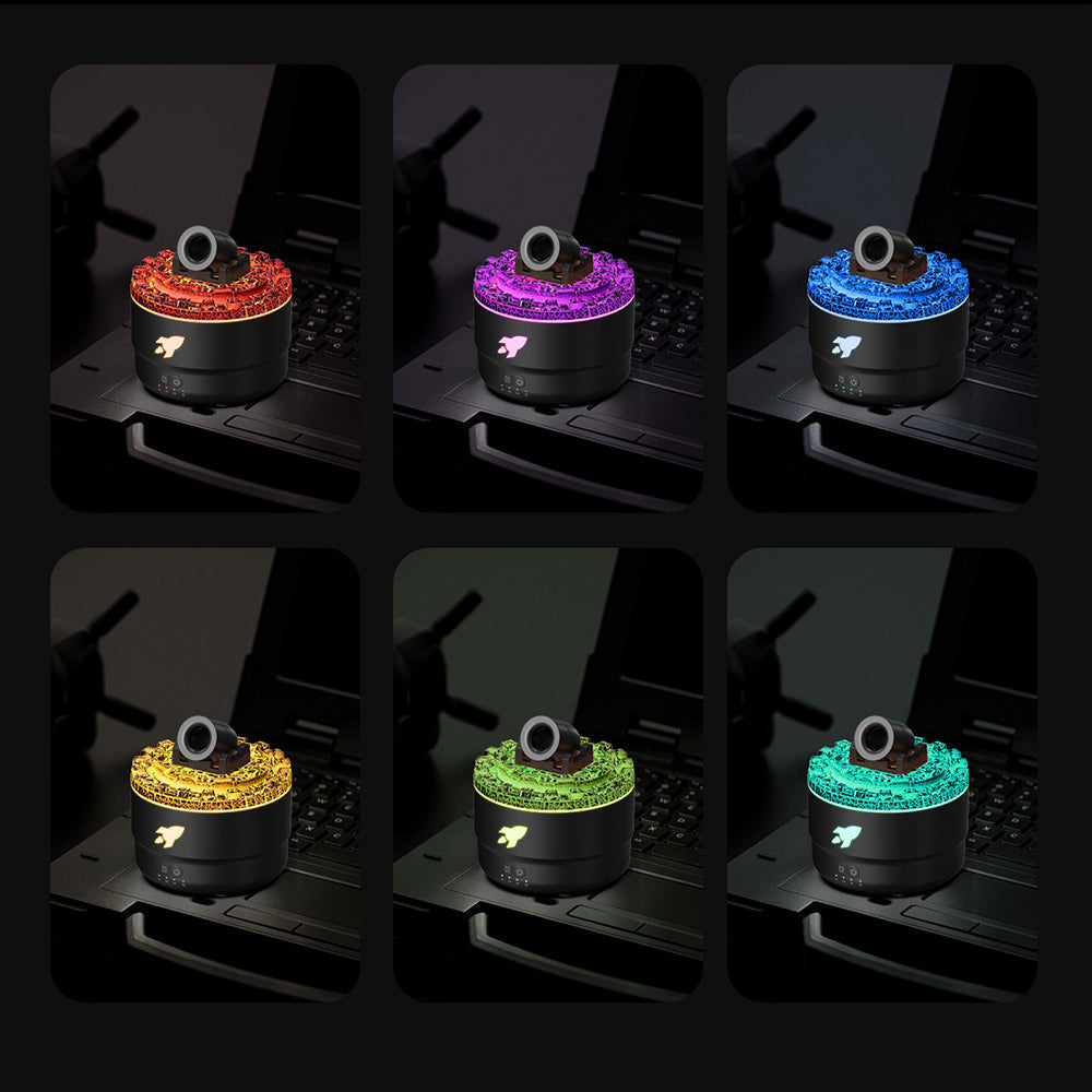 BowLift | Cannon Humidifier Aroma Diffuser Water Mist Night Light Lava Perfect Gift