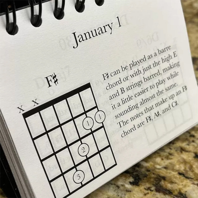BowLift | 365 Days Guitar Chords Calendar
