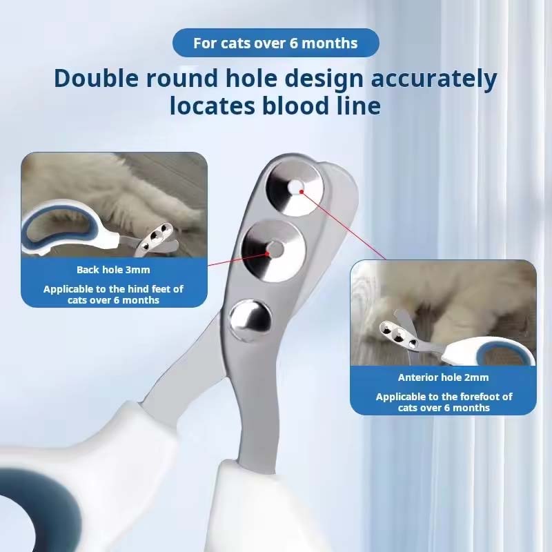 BowLift | Double hole pet nail clipper