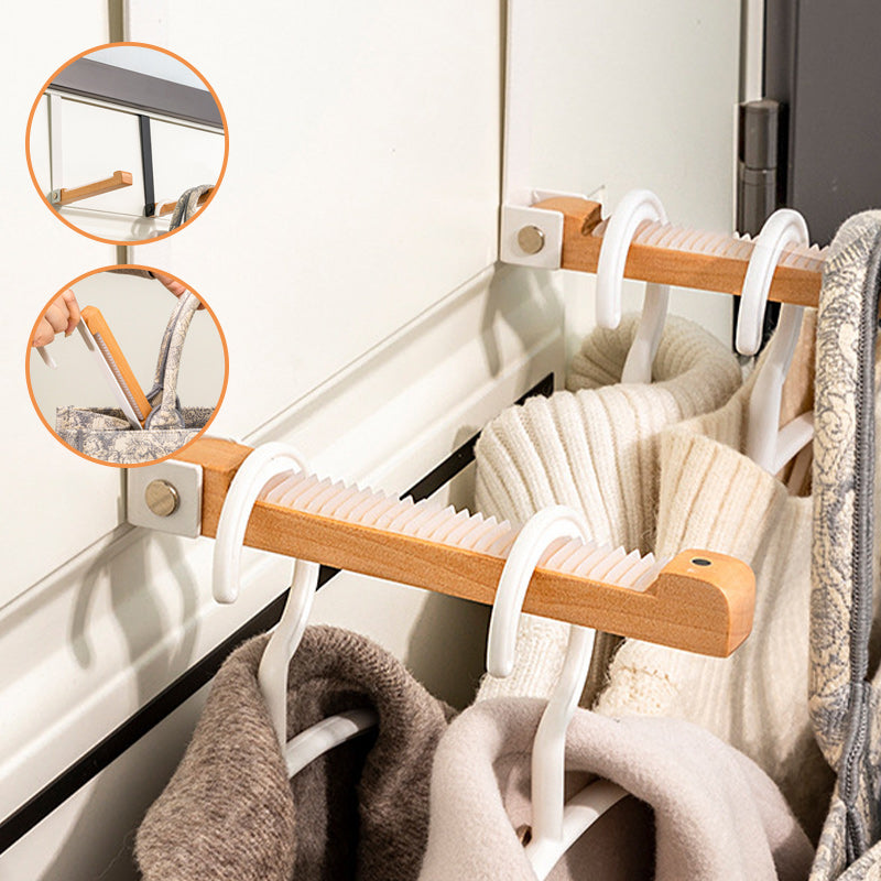 BowLift | Folding Wood Over The Door Hooks