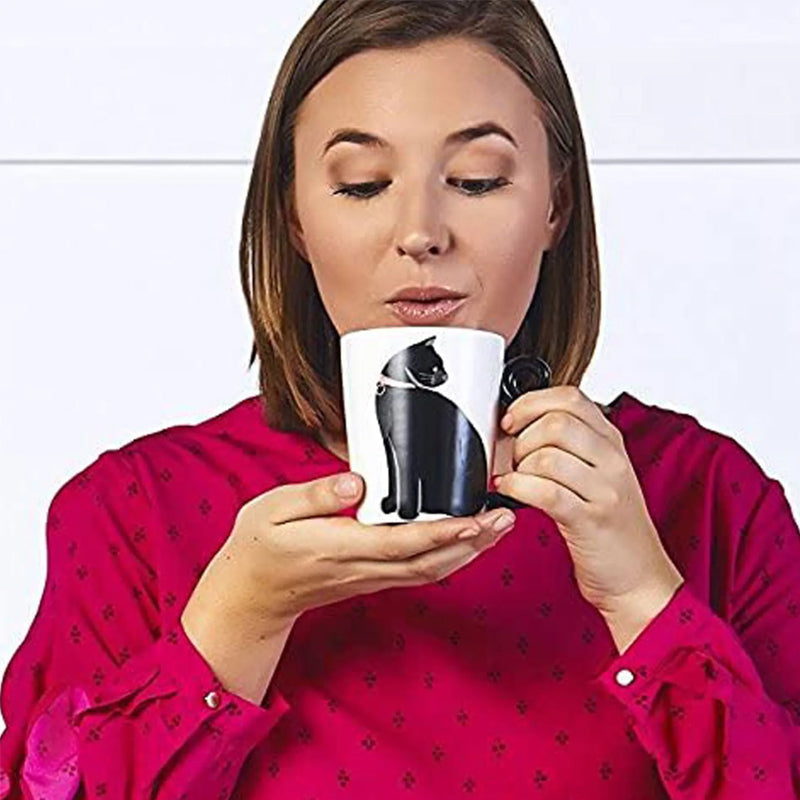 BowLift | Cute Handmade Black Cat Lucky Coffee Cup