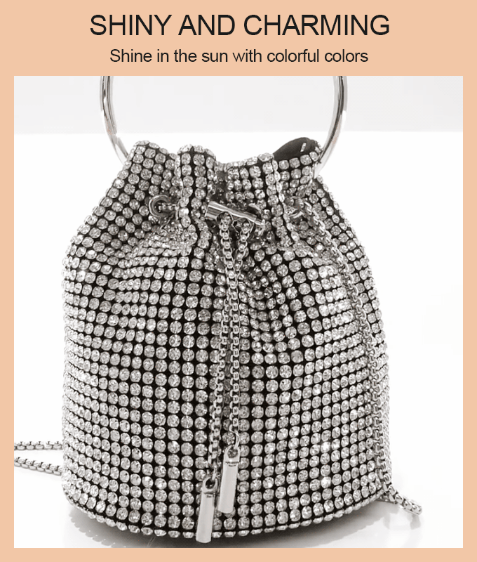 BowLift | Diamond Drawstring Bucket Bag