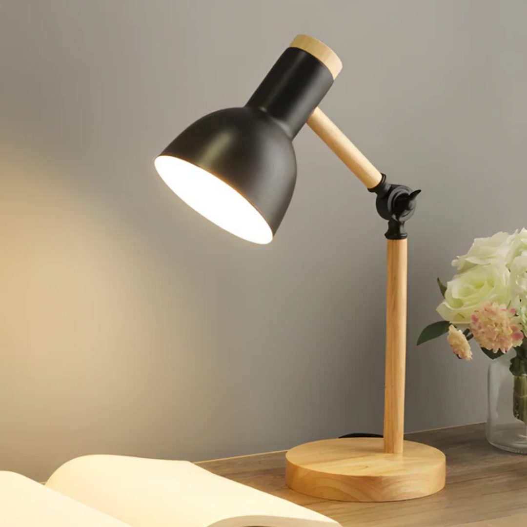 BowLift | Adjustable Macaron LED Table Lamp Made of Wood