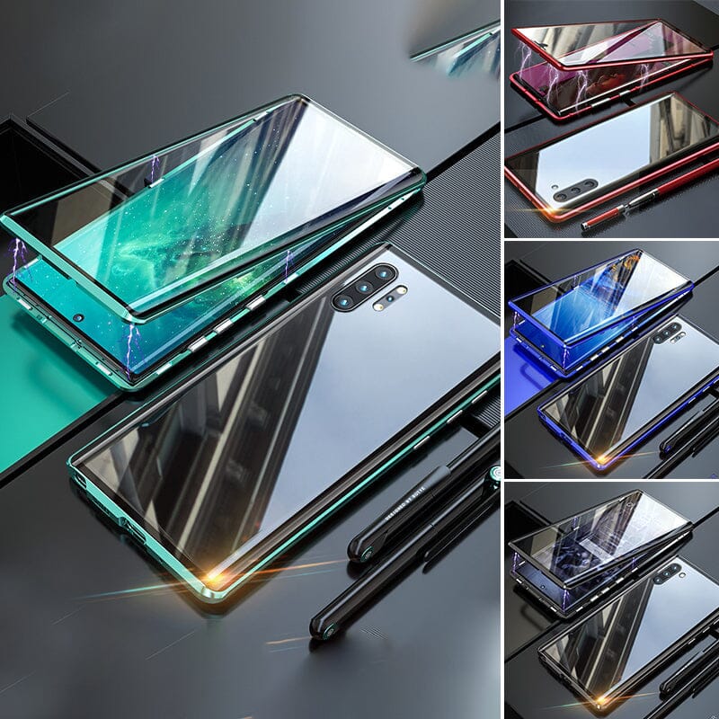 BowLift | Magnetic tempered glass double-sided phone case for Samsung