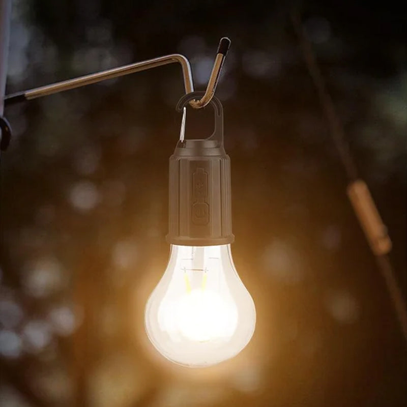 BowLift | New Outdoor Camping Hanging Type-C Charging Retro Bulb Light