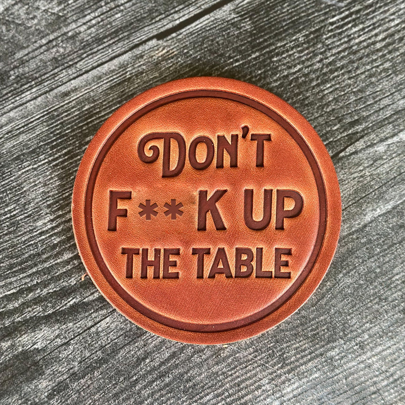 BowLift | Funny Leather Coasters