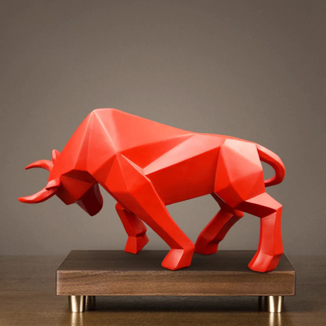BowLift | Geometric Bull Sculpture