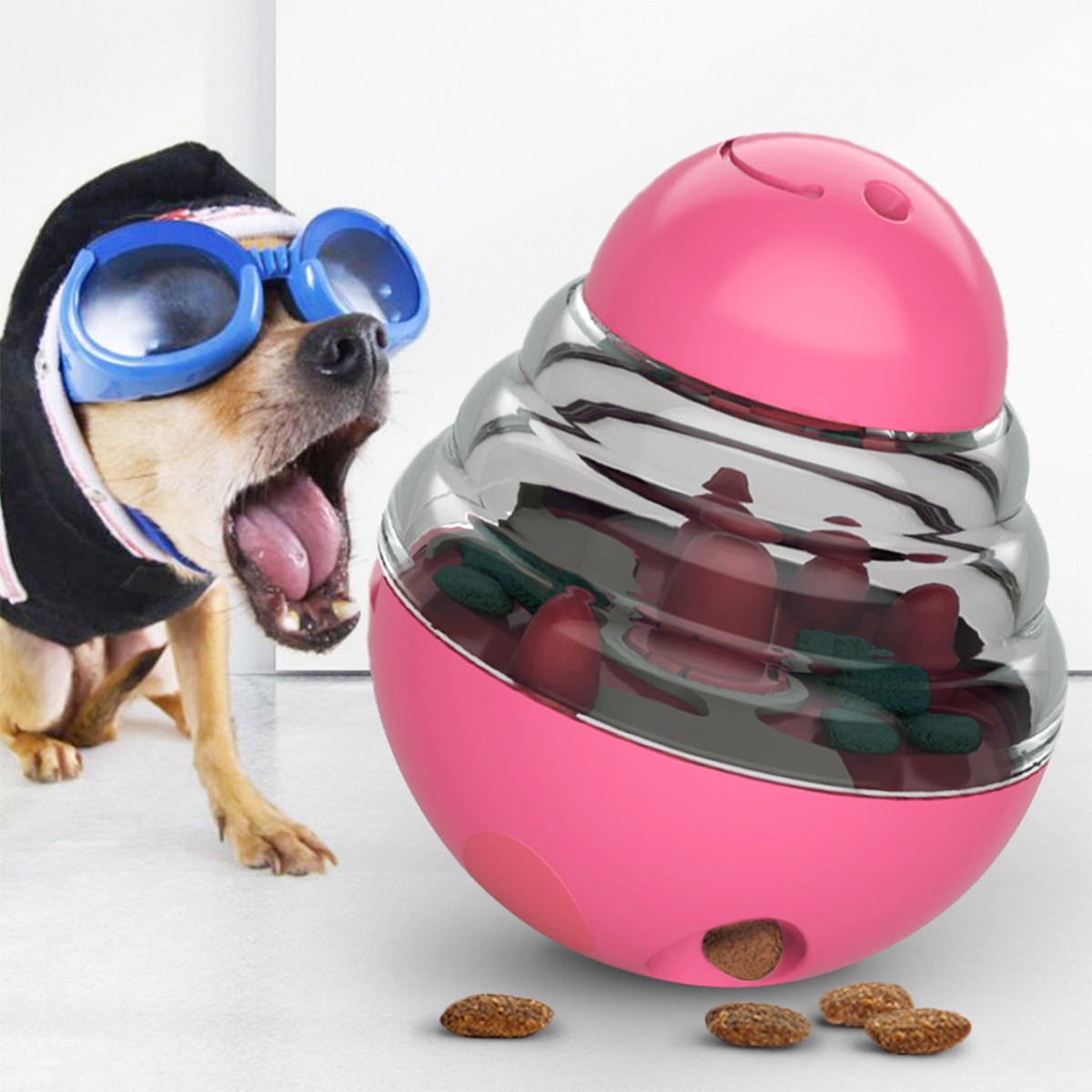 Wobble Food Ball – Interactive Feeder & Play Toy for Dogs