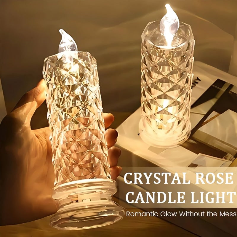 BowLift | Crystal Rose Candle Holder - Romantic charm without being messy
