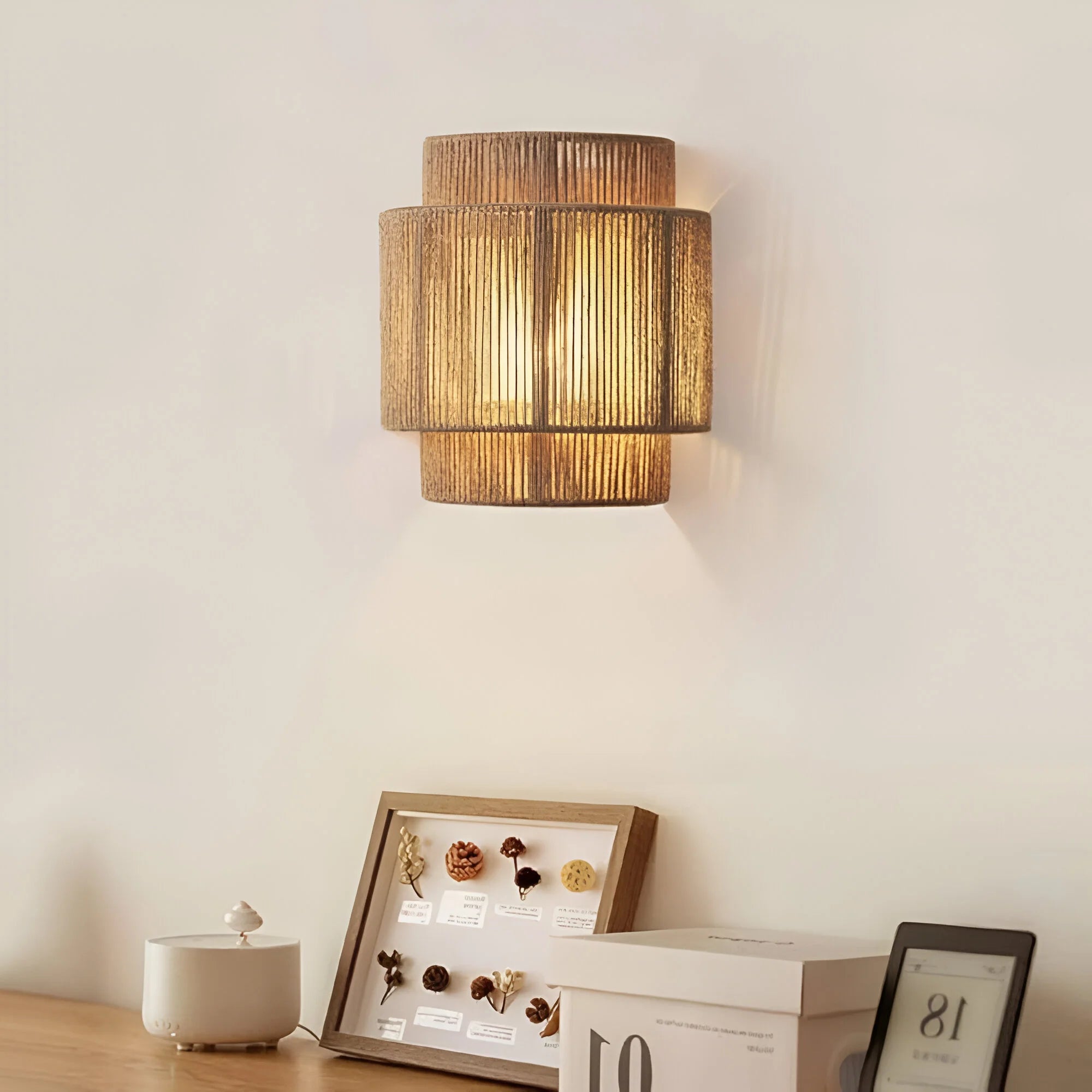 LumiRope – Natural Hemp Rope Wall Light