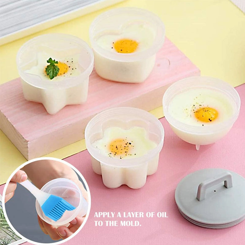 BowLift | Cute Boiled Egg Mold4 PCS/Set With Brush
