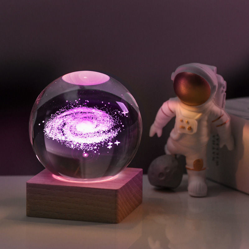 BowLift | 3D Galaxy Crystal Ball Nightlight Decorlamp