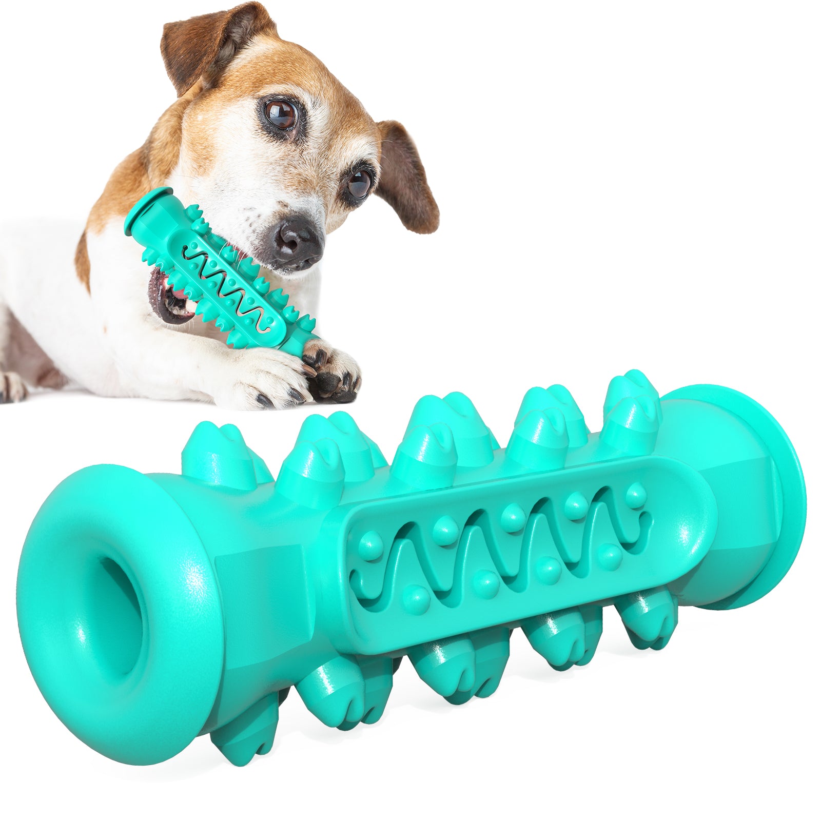Serrated Dog Toothbrush Chew Toy for Small Dogs