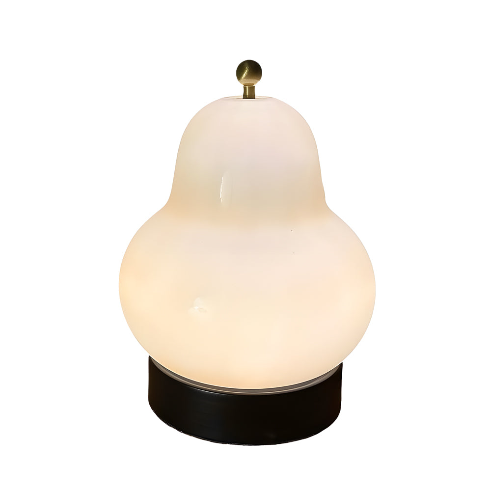BowLift | Elegant USB Pear-Shaped Table Lamp with Dimmable LED