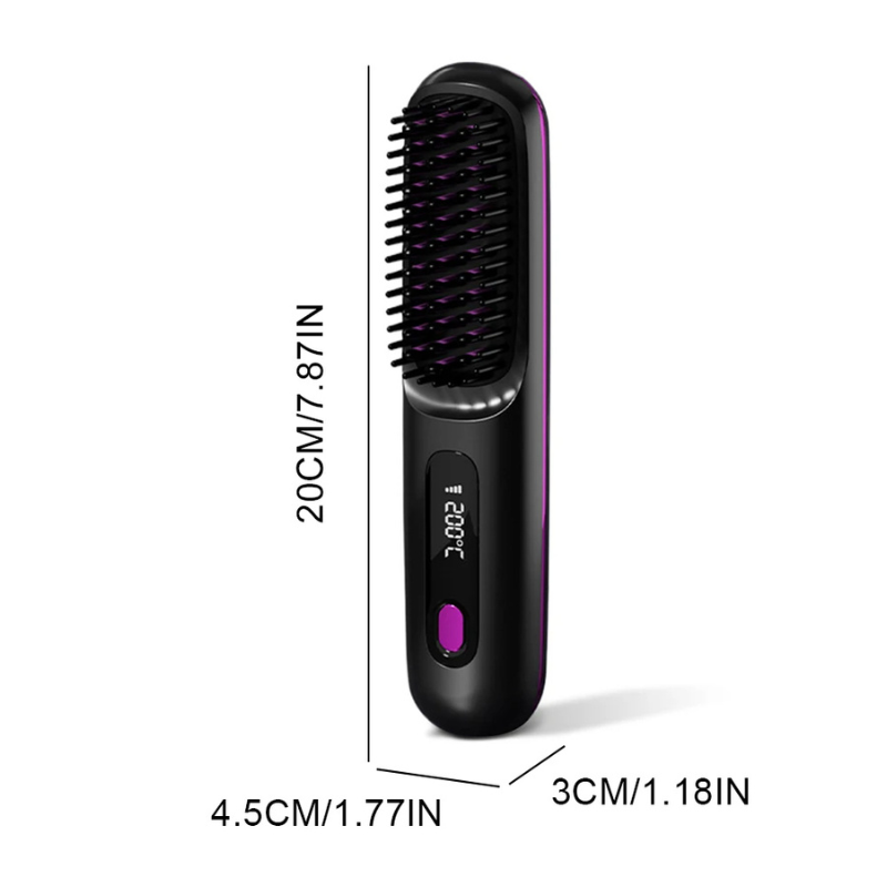 BowLift | Hair Straightening Brush with Digital Display