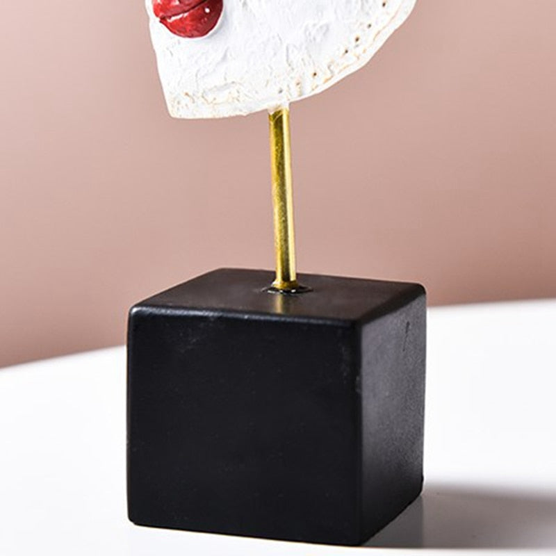 BowLift | Abstract Pop Art Face Home Sculpture