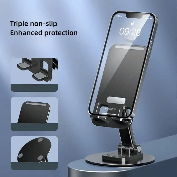 BowLift | Folding computer phone holder in aluminium alloy