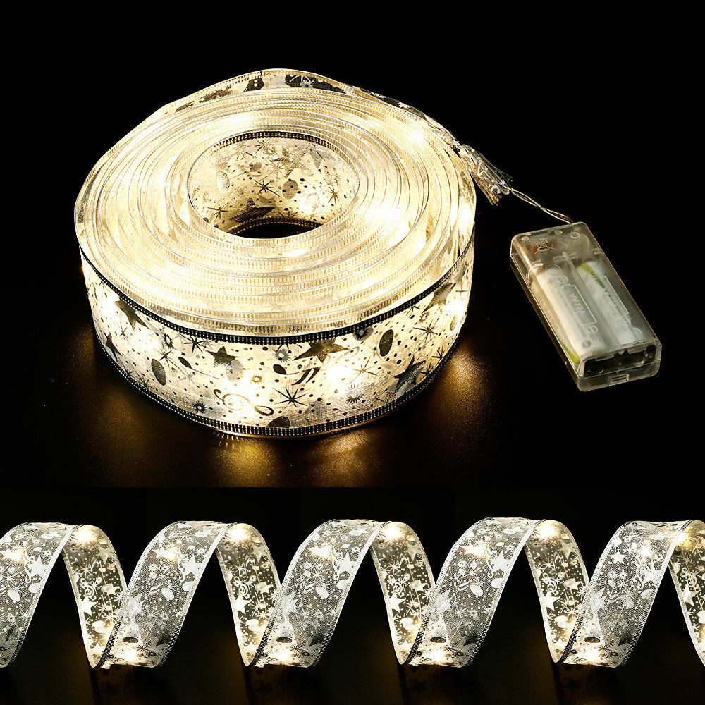 BowLift | Decorative Ribbon with Colorful LED Lighting – 5cm Wide Fabric Light Ribbon