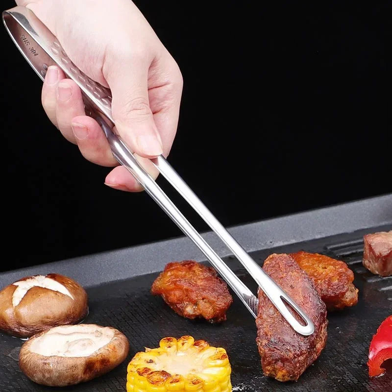 1pc Stainless Steel Kitchen Barbecue Clip Extended Food Clip Utensils | Bowlift