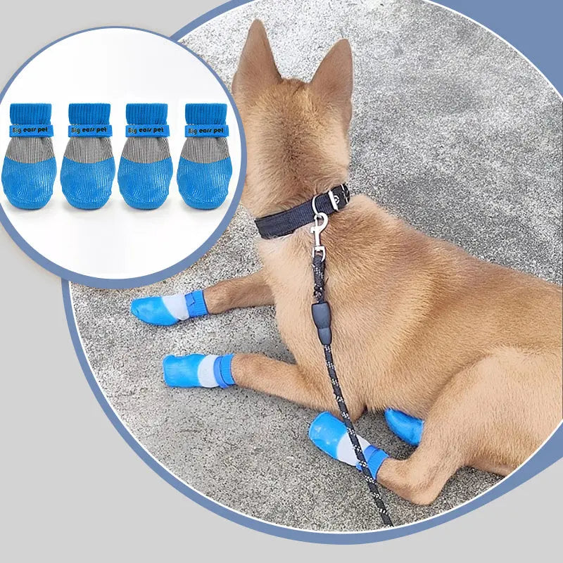 BowLift | 2 Pair Non-Slip Waterproof Dog Shoes for Safe and Happy Paws