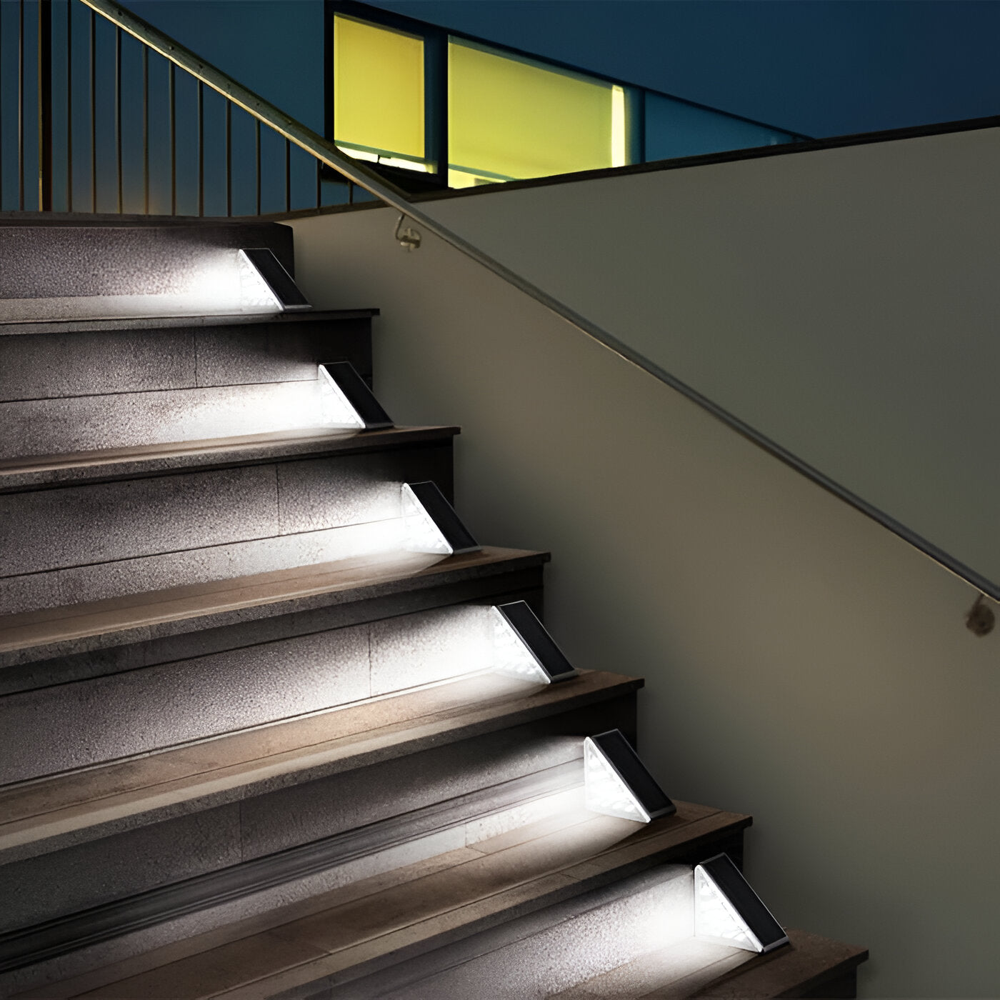 BowLift | 2-Pack Triangular Solar Step Lights – IP67 Waterproof LED Outdoor Garden Lights