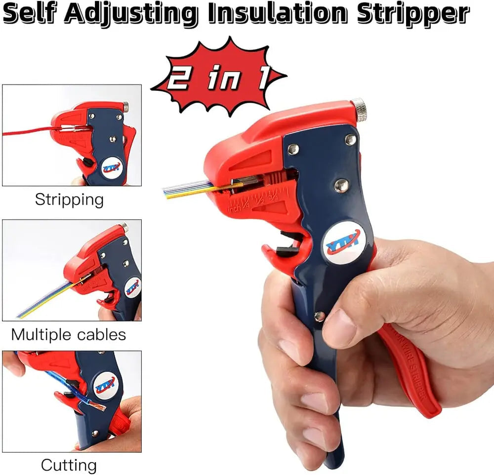 BowLift | 2-in-1 Professional Cable Stripper & Cutting Tool – For precise & clean electrical installations