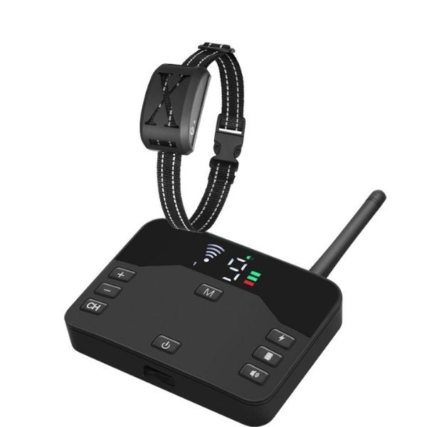 BowLift | 2-in-1 Wireless Pet Training Collars and Dog Fence Sound Check Electric and Vibrating Shock Dog Collar Fence From 65 to 1640 Feet