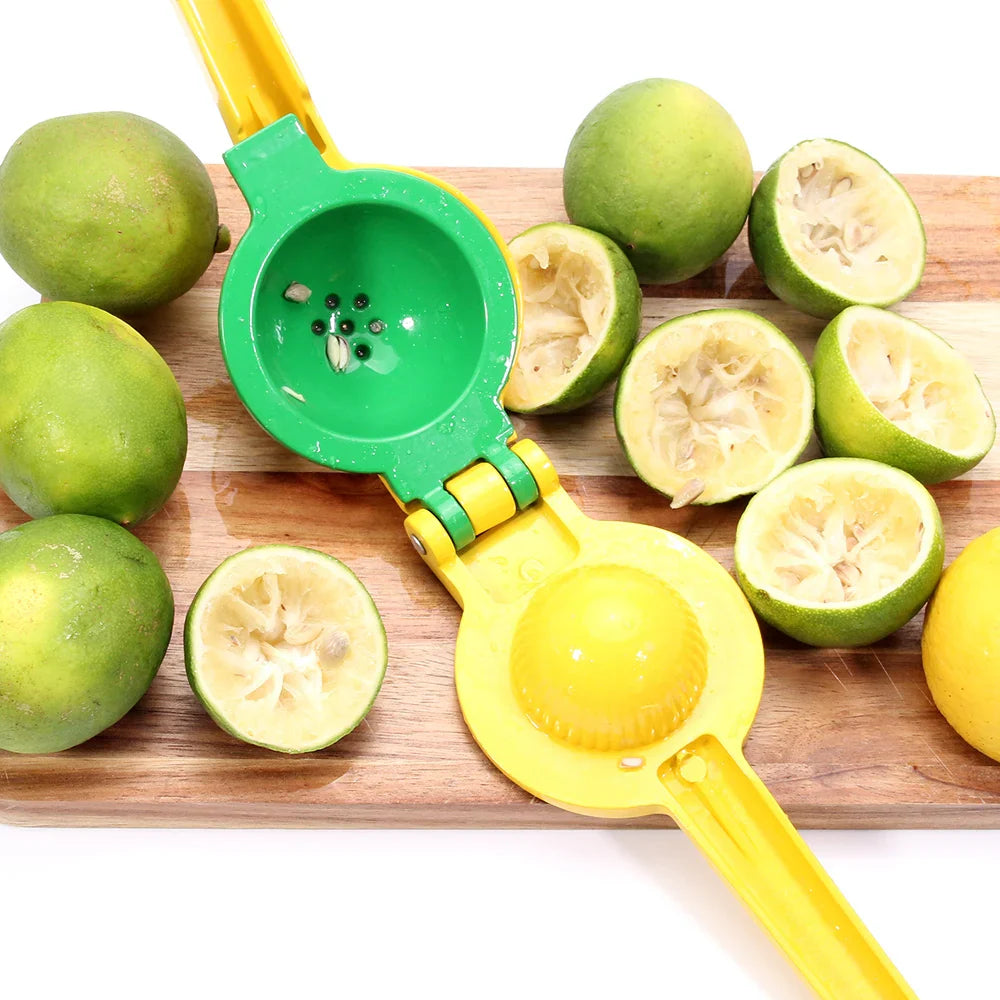 2-In-1 Aluminum Lemon Lime Squeezer and Hand Manual Citrus Juicer | Bowlift