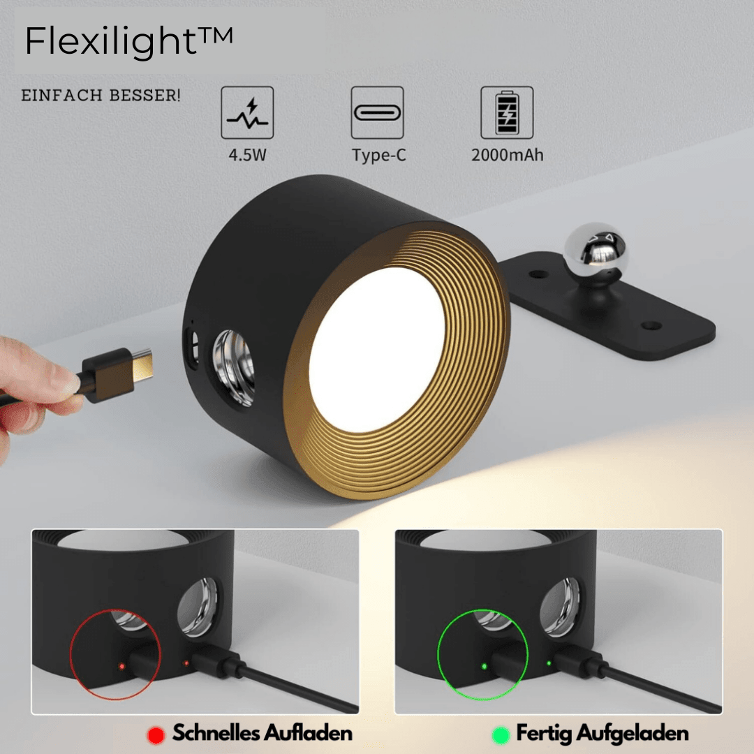 BowLift | 360° wireless rechargeable wall light | Versatile LED lighting solution
