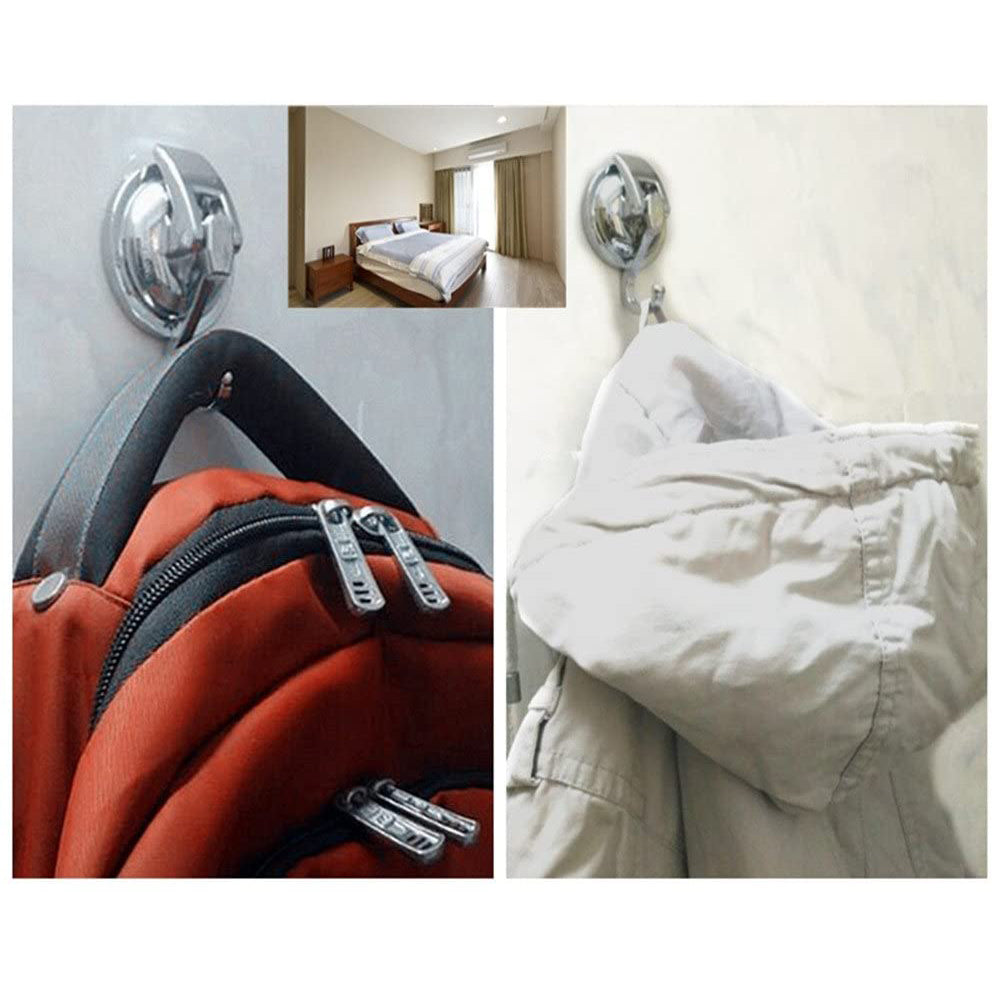 BowLift | 2-Pack: Heavy-Duty Vacuum Suction Cup Hooks