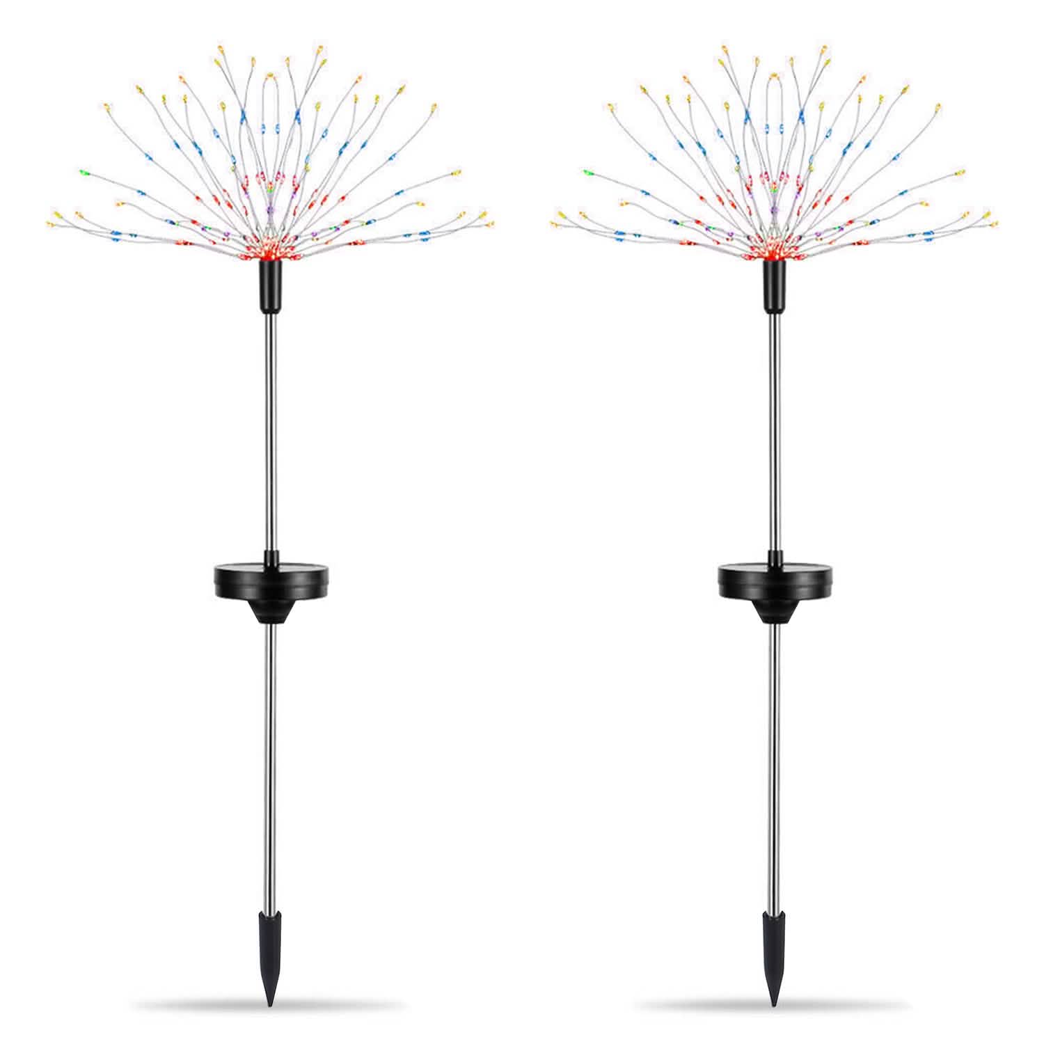 BowLift | 2-piece: Solar-powered star explosion garden lights