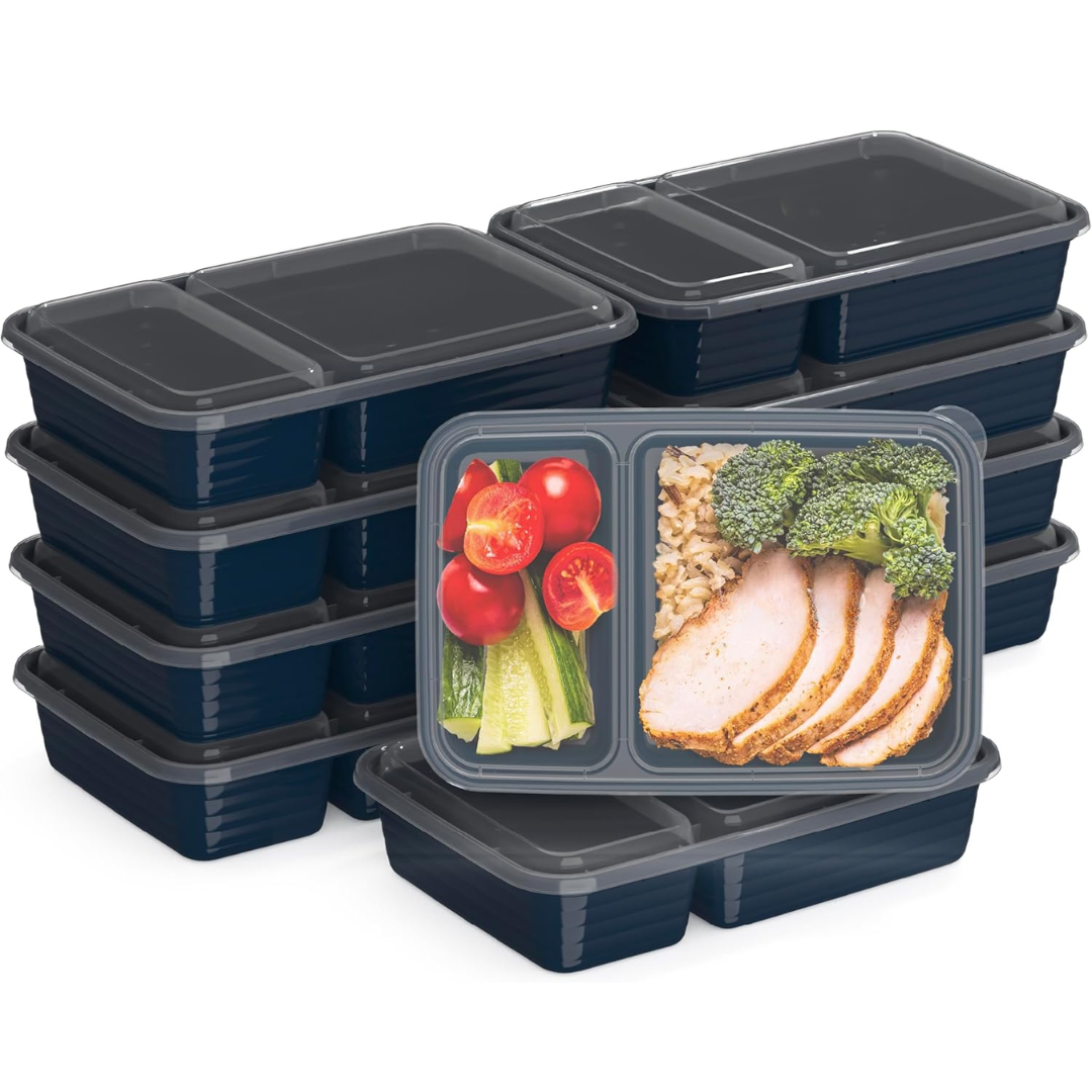 BowLift | 20-piece reusable 2-compartment food containers