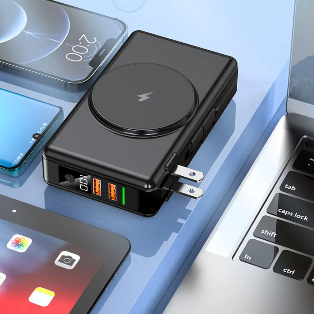 BowLift | EnergieMate 5-in-1 Powerbank – 15,000mAh with Fast Charging Function