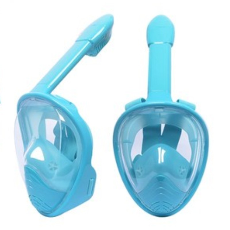 BowLift | Foldable Full Face Snorkel Mask, with 180 Degree Panoramic Viewing, Anti-Fog & Anti-Leak Design, for Kids and Adults (1 pc)