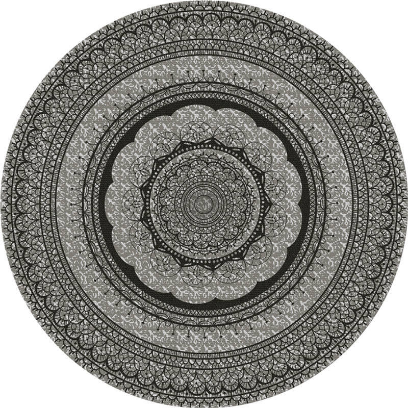 BowLift | Exotic Moroccan Carpet Multicolored Floral Pattern Rug Non-Slip Pet-Friendly Stain-Resistant Rug for Home