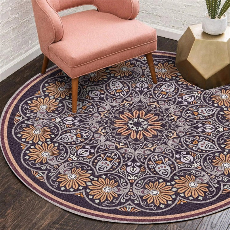 BowLift | Exotic Moroccan Carpet Multicolored Floral Pattern Rug Non-Slip Pet-Friendly Stain-Resistant Rug for Home
