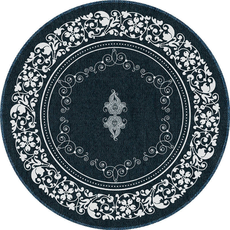 BowLift | Exotic Moroccan Carpet Multicolored Floral Pattern Rug Non-Slip Pet-Friendly Stain-Resistant Rug for Home