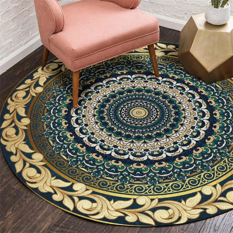 BowLift | Exotic Moroccan Carpet Multicolored Floral Pattern Rug Non-Slip Pet-Friendly Stain-Resistant Rug for Home