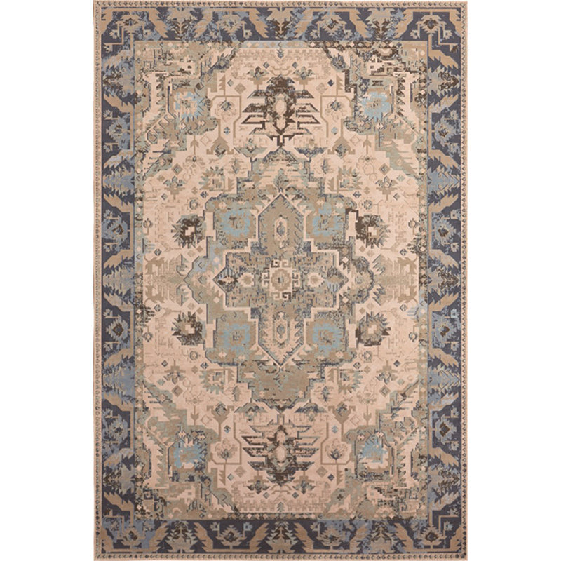 BowLift | Unusual diamond patterned rug Multicolored Moroccan rug Polyester pet-friendly stain resistant non-slip rug for the living room