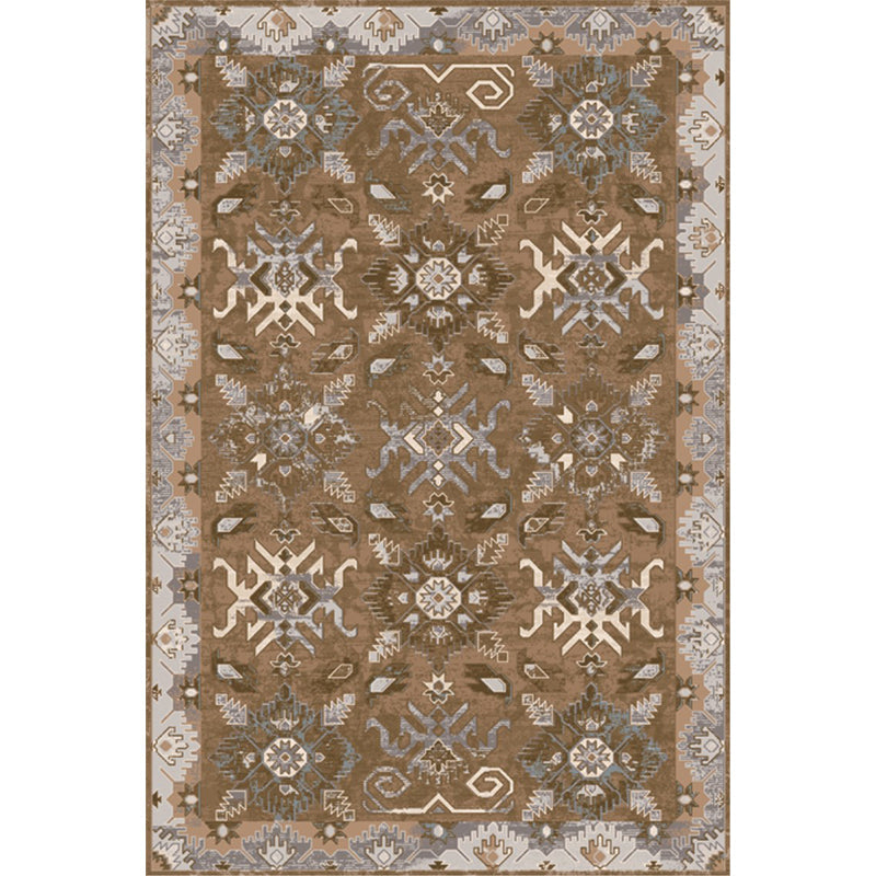 BowLift | Unusual diamond patterned rug Multicolored Moroccan rug Polyester pet-friendly stain resistant non-slip rug for the living room
