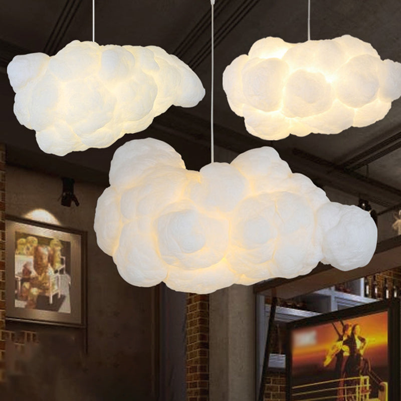 BowLift | Luminous Aura: Modern White Pendant Ceiling Lights for Bedroom with Dual Shades for Stylish Illumination